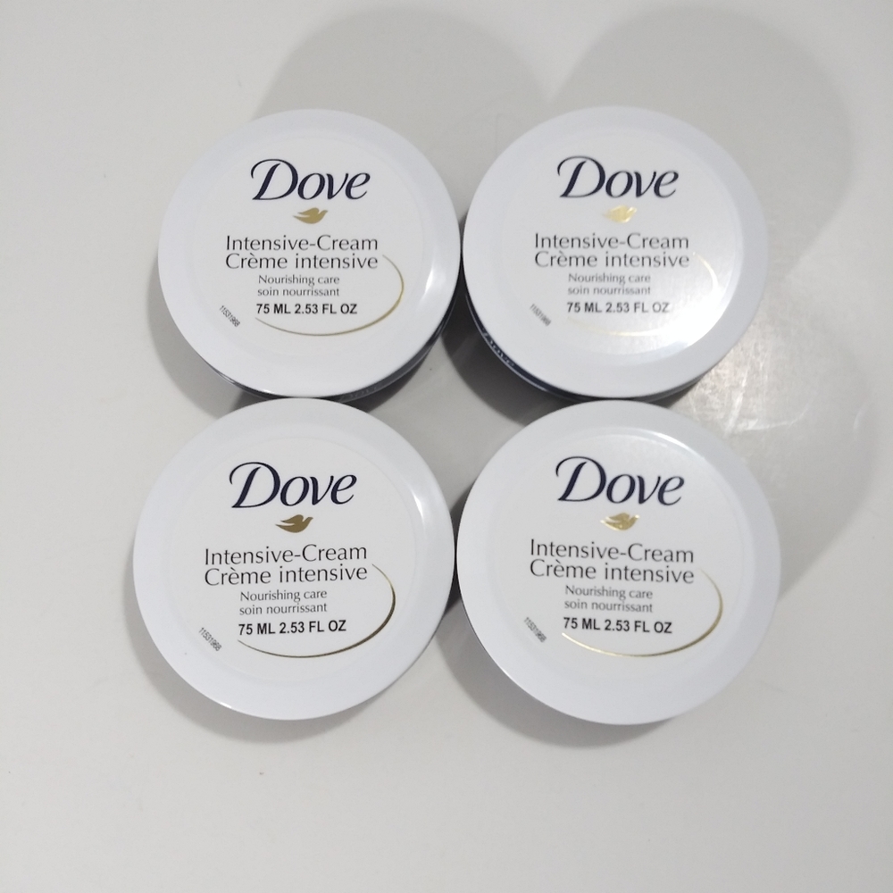 Lot of 4 Dove Intensive Cream